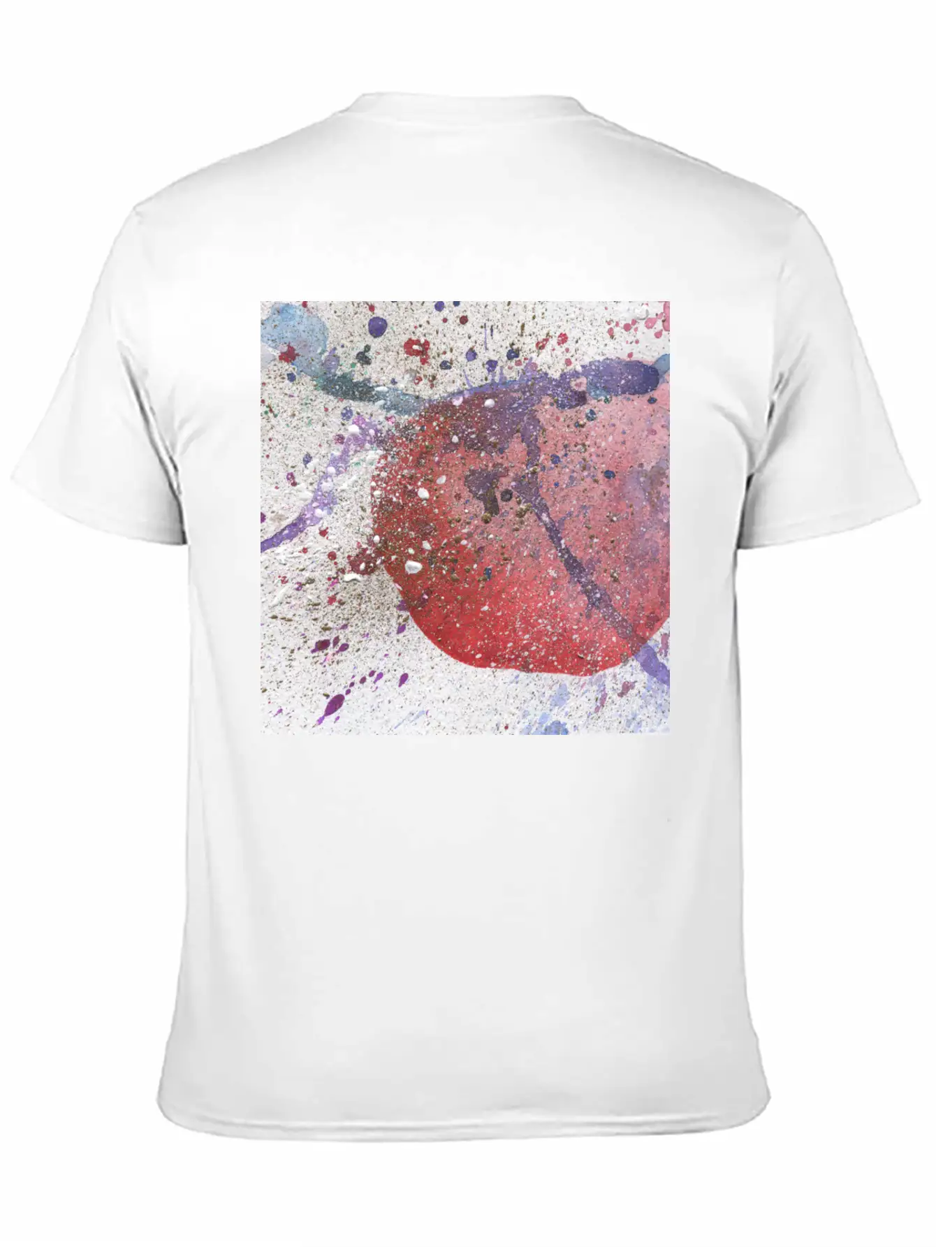Abstract Background Classic Crew Neck Graphic Tee – Everyday Minimal Look