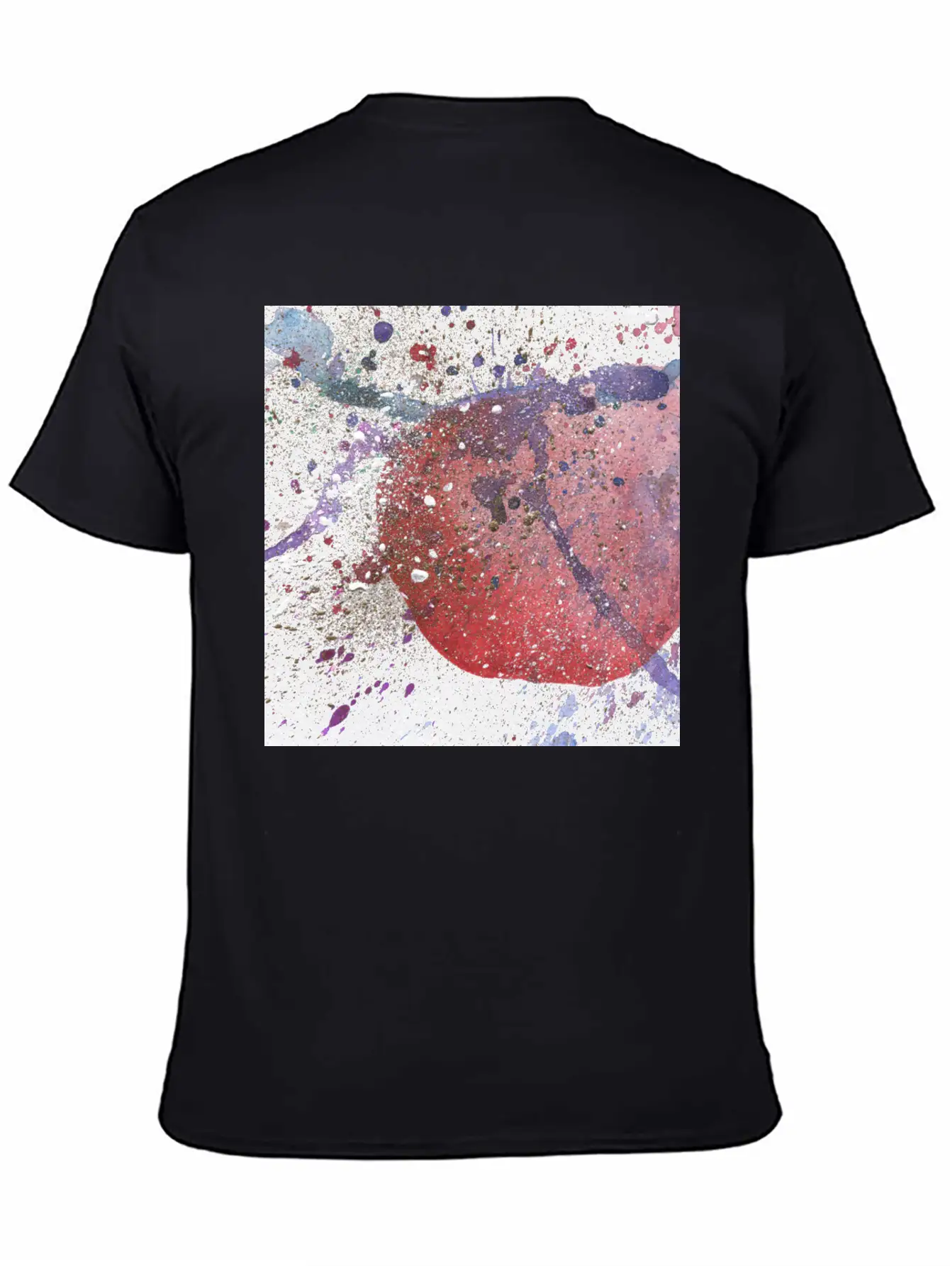 Abstract Background Classic Crew Neck Graphic Tee – Everyday Minimal Look