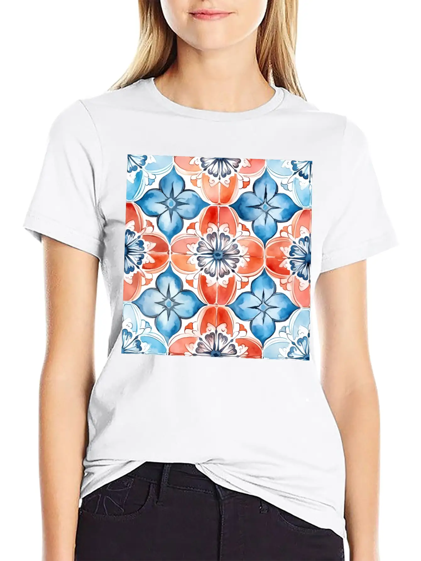 Abstract Serenade Detailed Collection 002 Soft Cotton Short Sleeve Tee – Unisex Wardrobe Staple