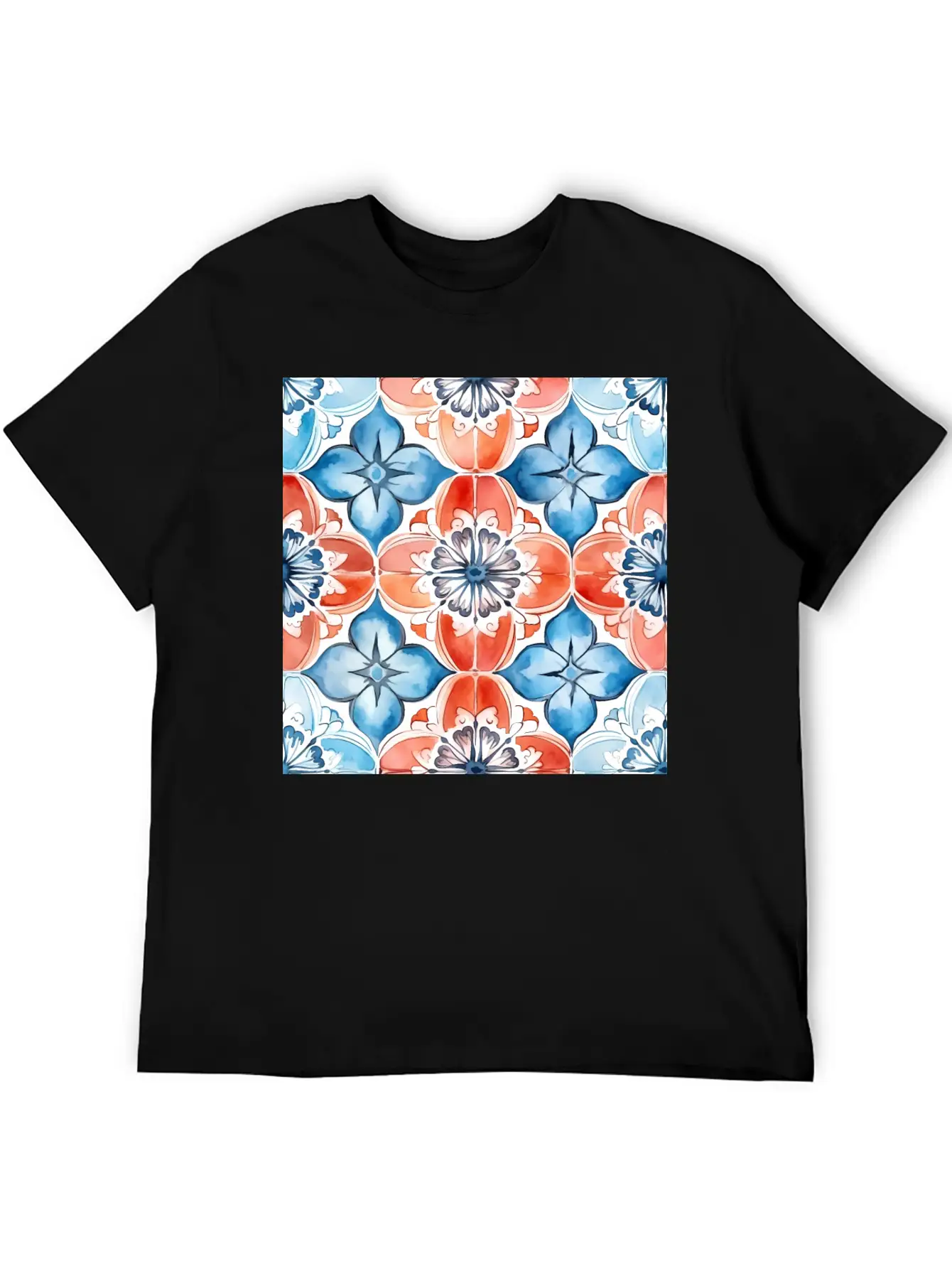 Abstract Serenade Detailed Collection 002 Soft Cotton Short Sleeve Tee – Unisex Wardrobe Staple
