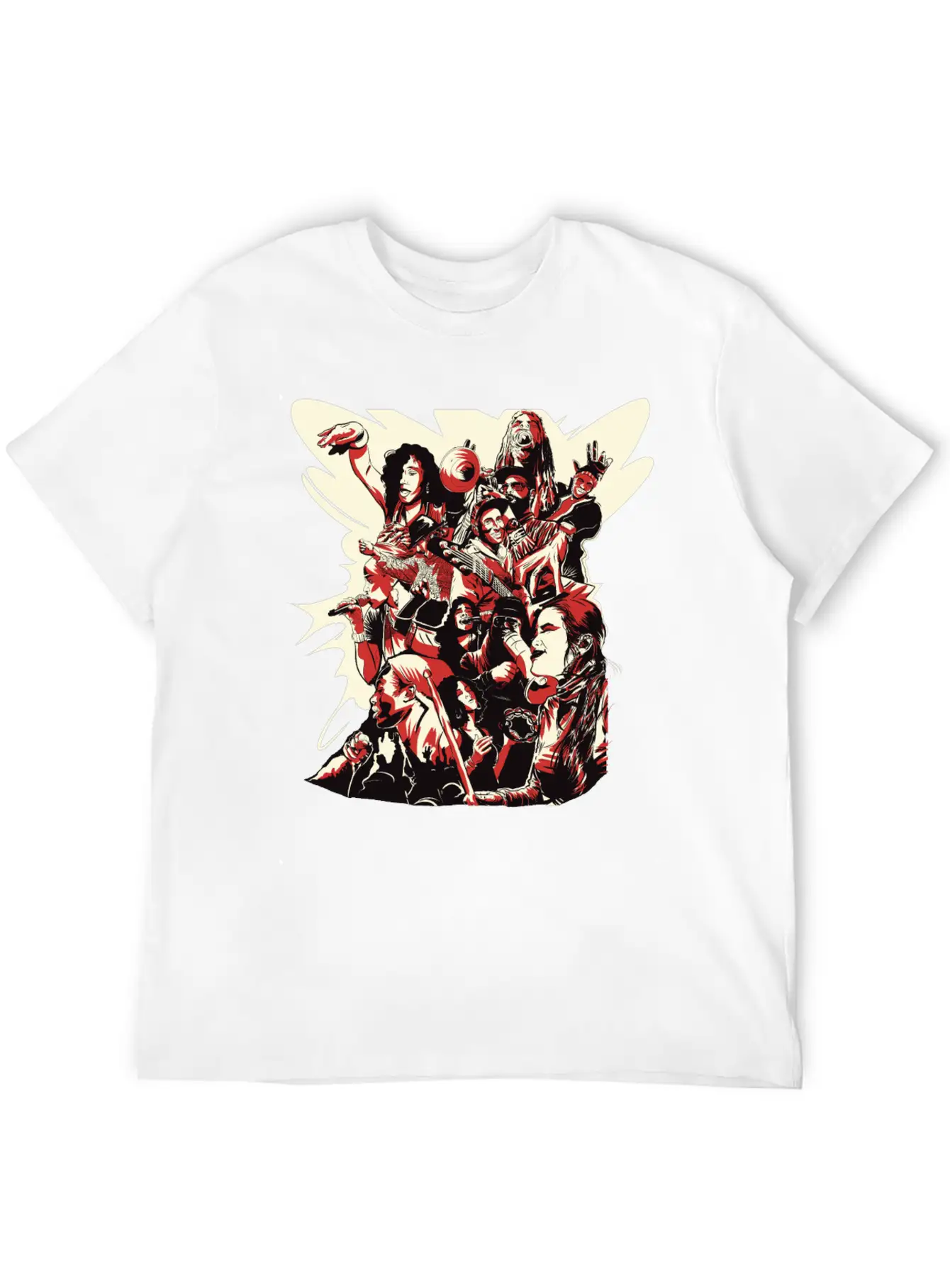 #LeCypher Community Collage Classic Crew Neck Graphic Tee – Everyday Minimal Look