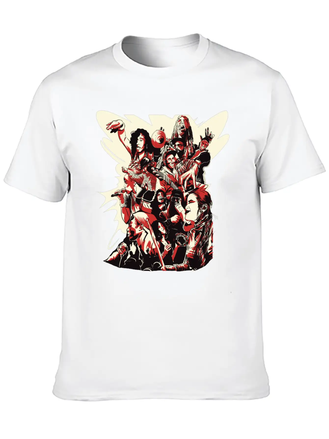 #LeCypher Community Collage Classic Crew Neck Graphic Tee – Everyday Minimal Look