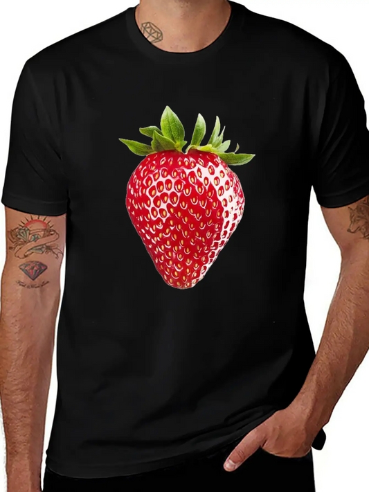 🍓 Strawberry Collection 🍓 Unisex Short Sleeve Soft Cotton T-Shirt – Casual Everyday Wear