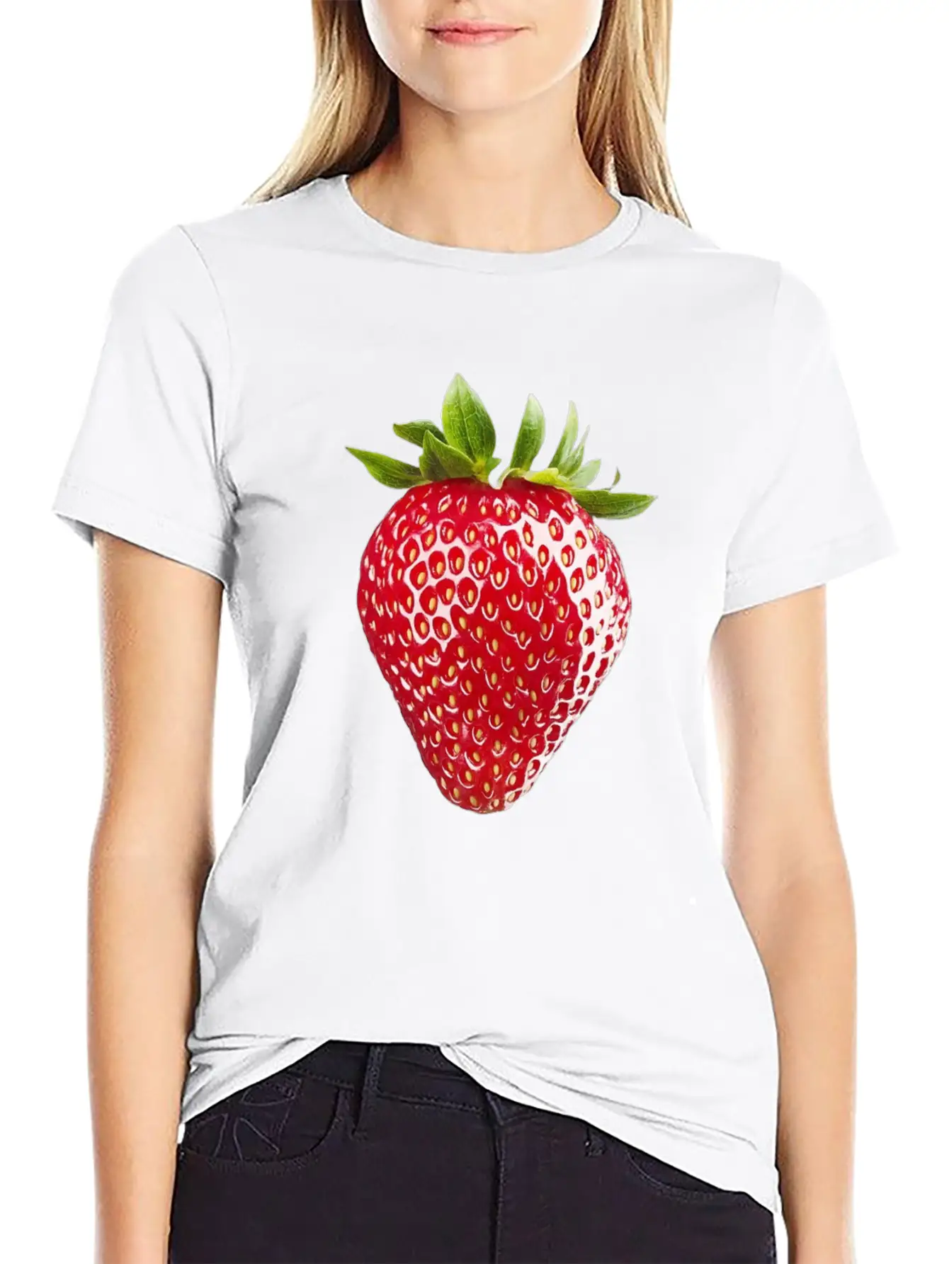 🍓 Strawberry Collection 🍓 Unisex Short Sleeve Soft Cotton T-Shirt – Casual Everyday Wear