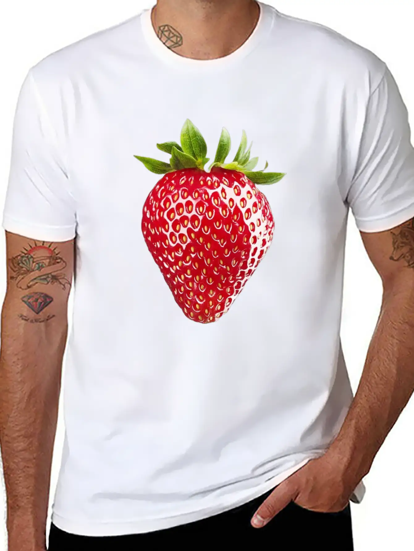 🍓 Strawberry Collection 🍓 Unisex Short Sleeve Soft Cotton T-Shirt – Casual Everyday Wear