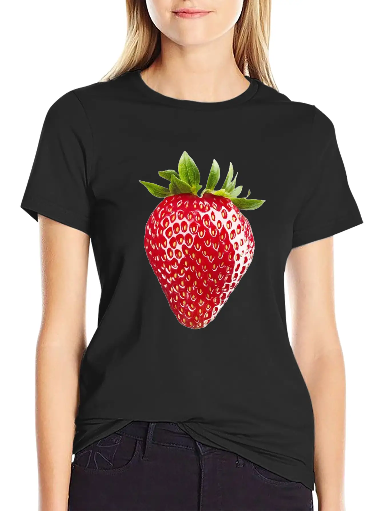 🍓 Strawberry Collection 🍓 Unisex Short Sleeve Soft Cotton T-Shirt – Casual Everyday Wear