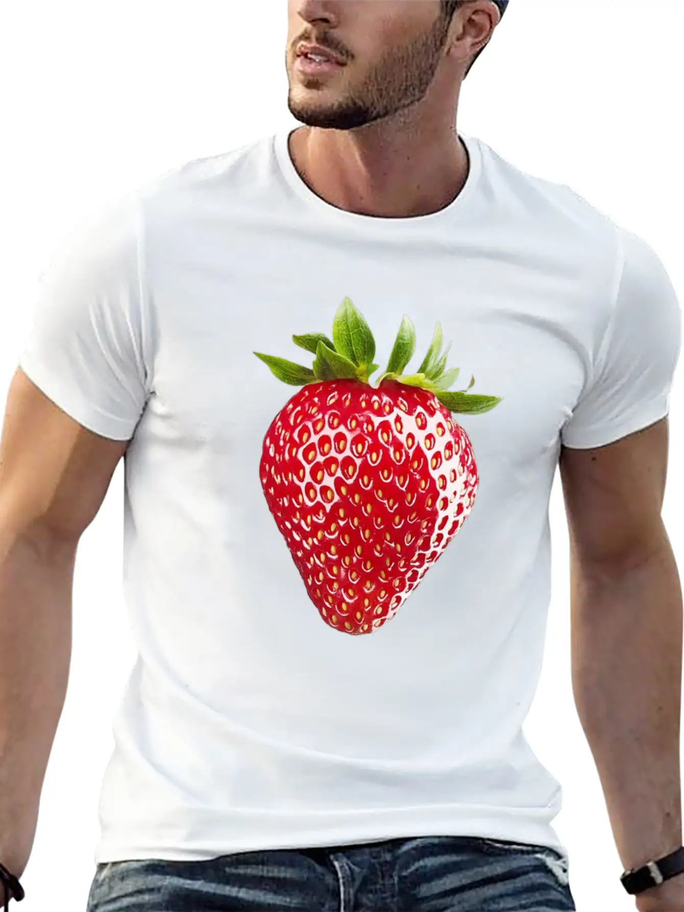 🍓 Strawberry Collection 🍓 Unisex Short Sleeve Soft Cotton T-Shirt – Casual Everyday Wear