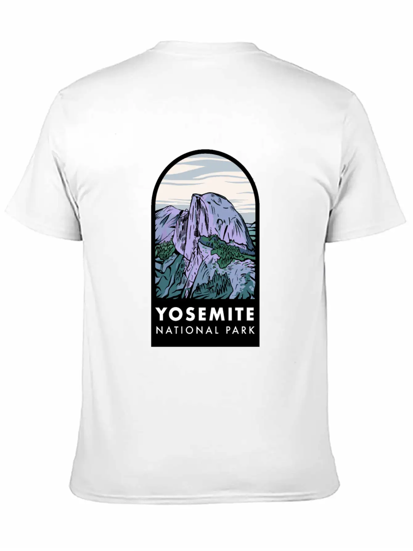 Yosemite National Park Badge Unisex Cotton Tee – Relaxed Fit For Any Occasion