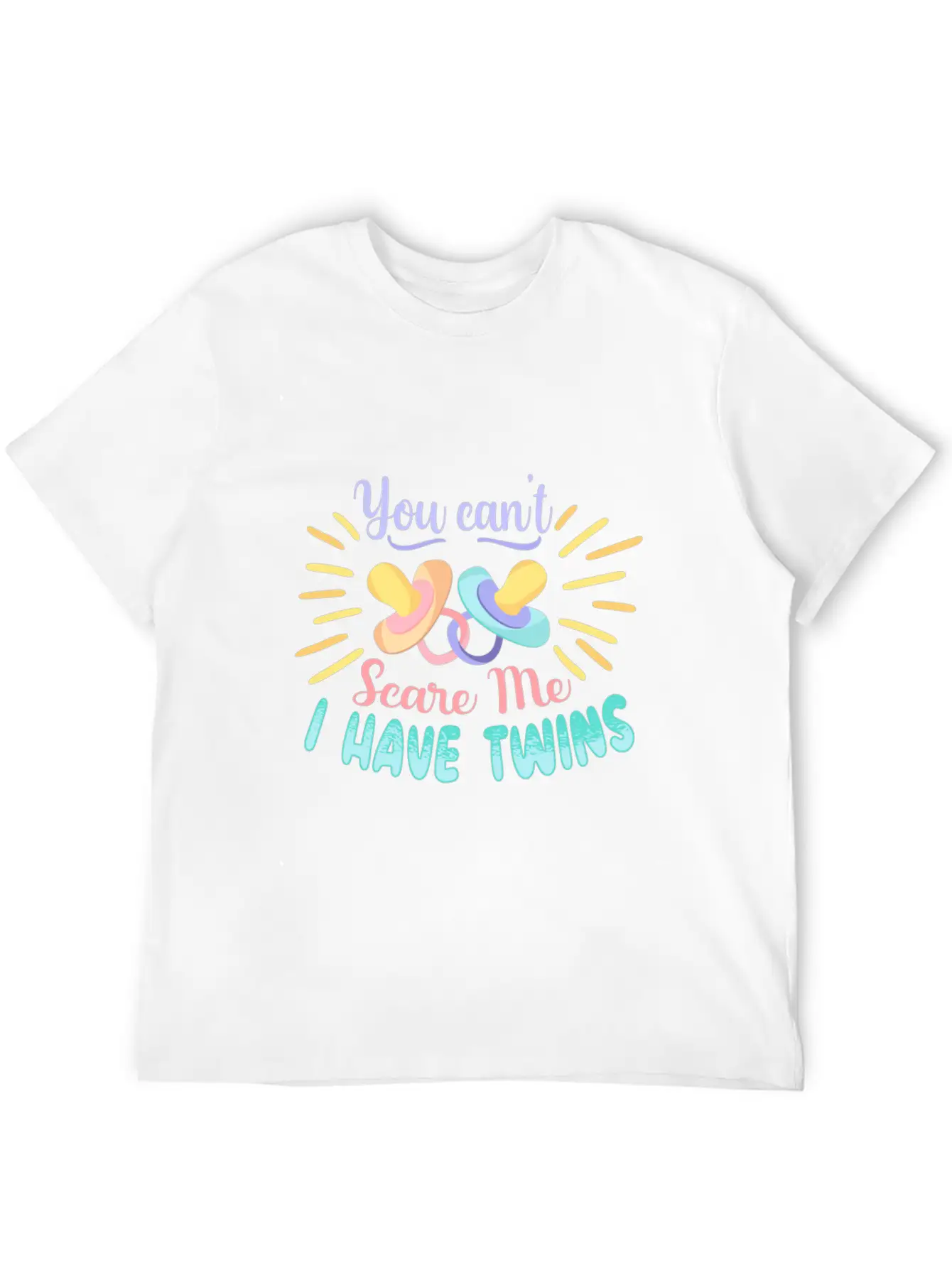 You Can Not Scare Me I Have Twins Classic Fit Graphic Tee For Daily Comfort – Unisex Cotton Shirt