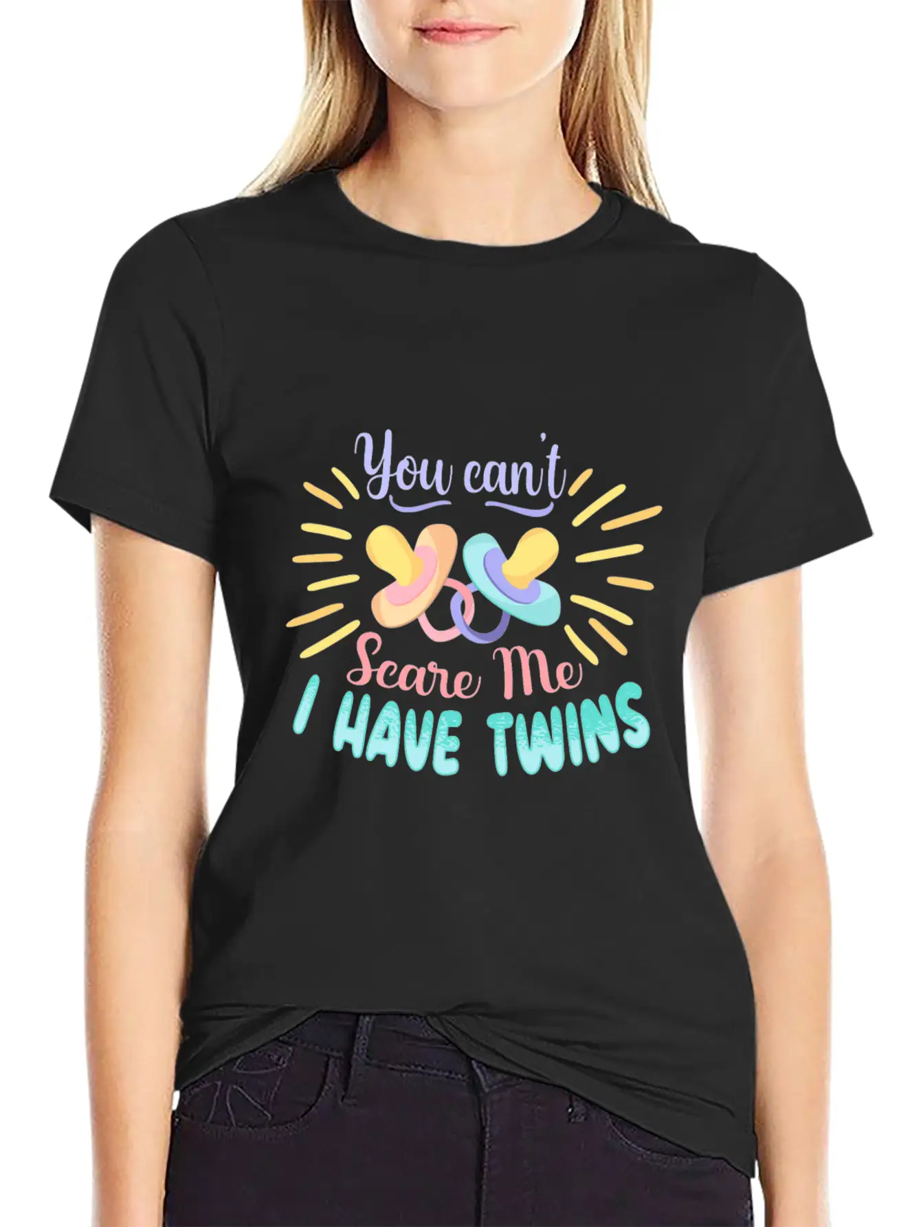 You Can Not Scare Me I Have Twins Classic Fit Graphic Tee For Daily Comfort – Unisex Cotton Shirt