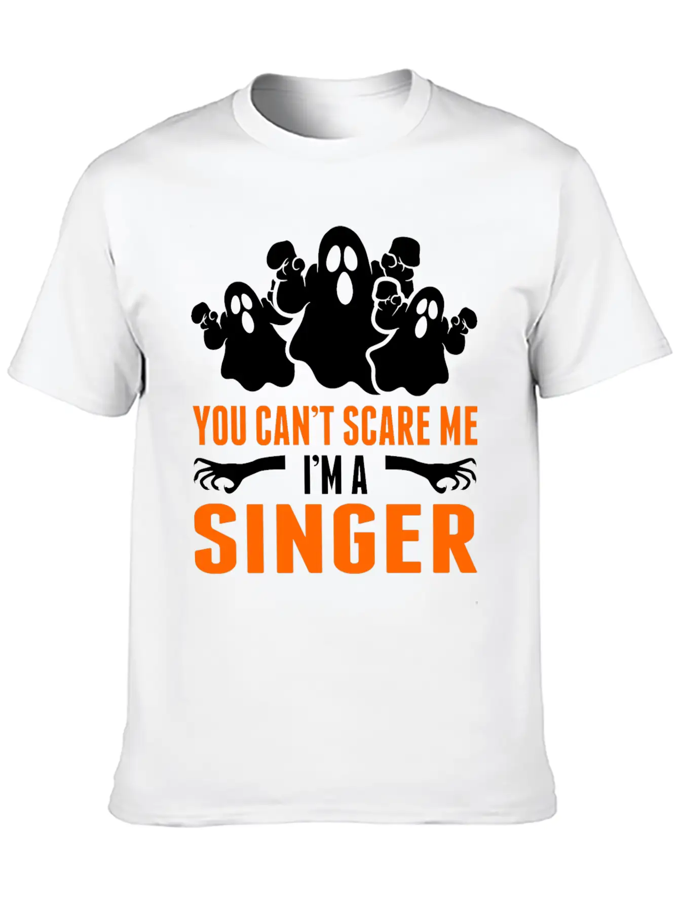 You Cant Scare Me Im A Singer Breathable Soft Cotton T-Shirt – Timeless Casual Look