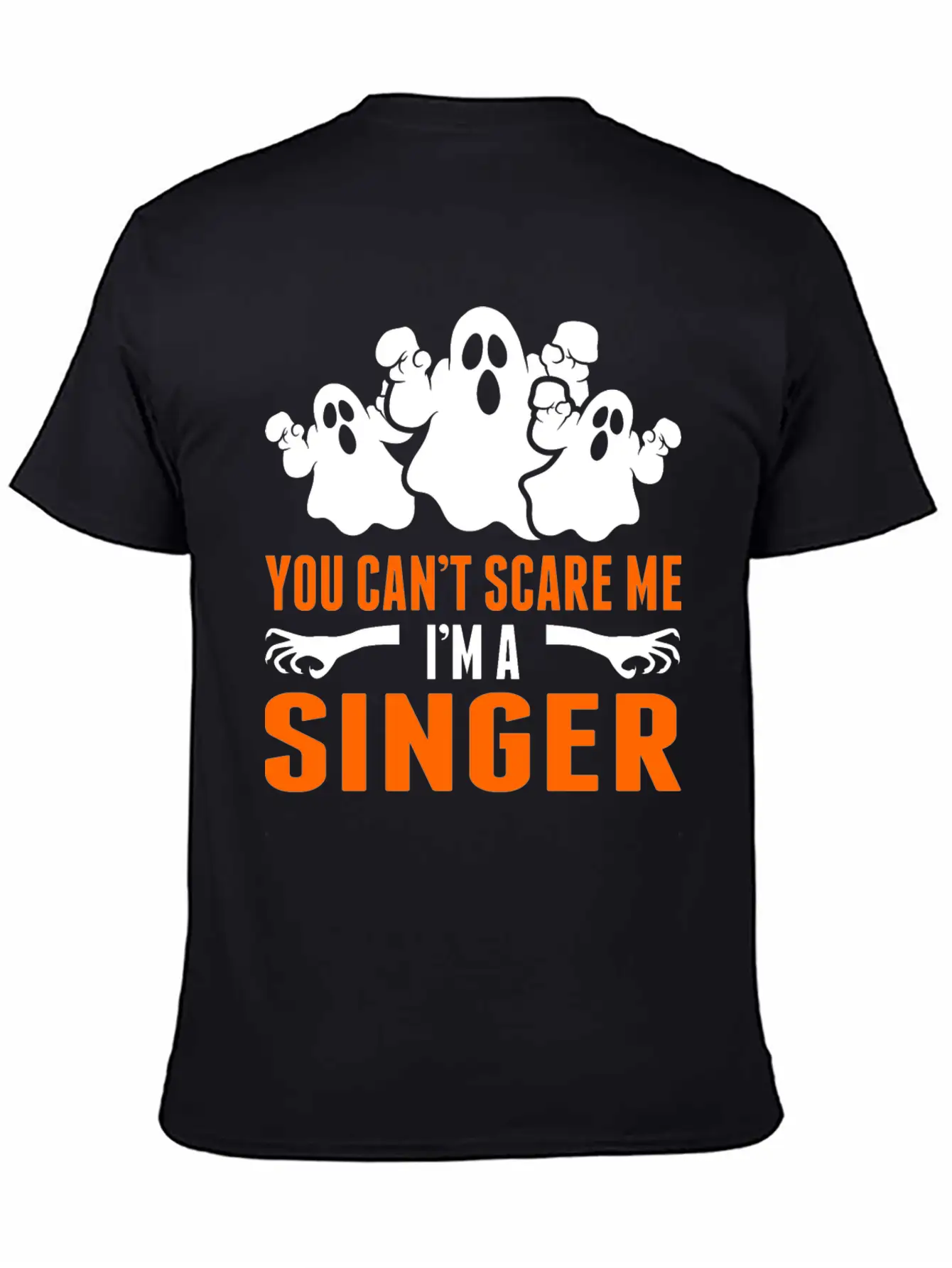 You Cant Scare Me Im A Singer Breathable Soft Cotton T-Shirt – Timeless Casual Look