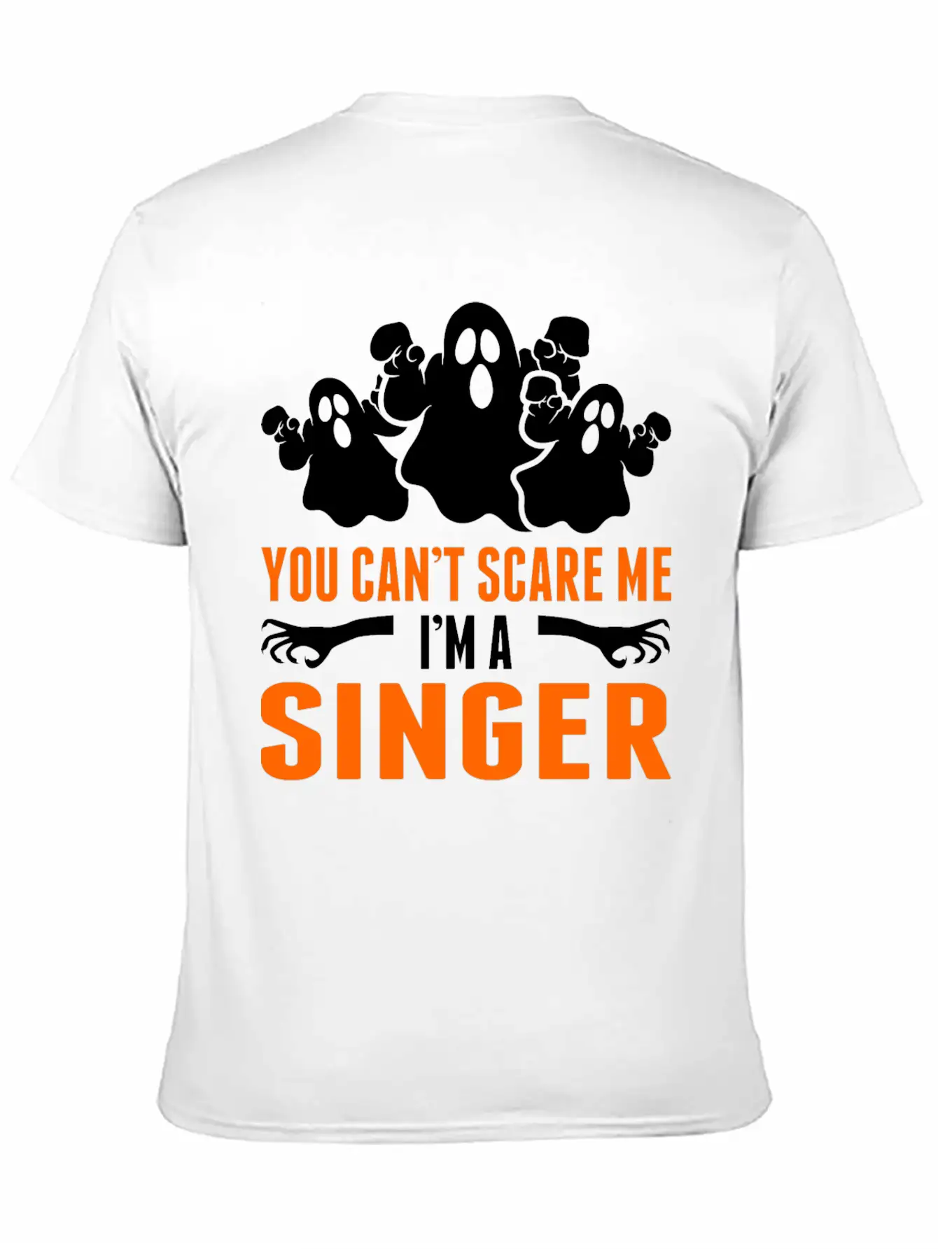 You Cant Scare Me Im A Singer Breathable Soft Cotton T-Shirt – Timeless Casual Look