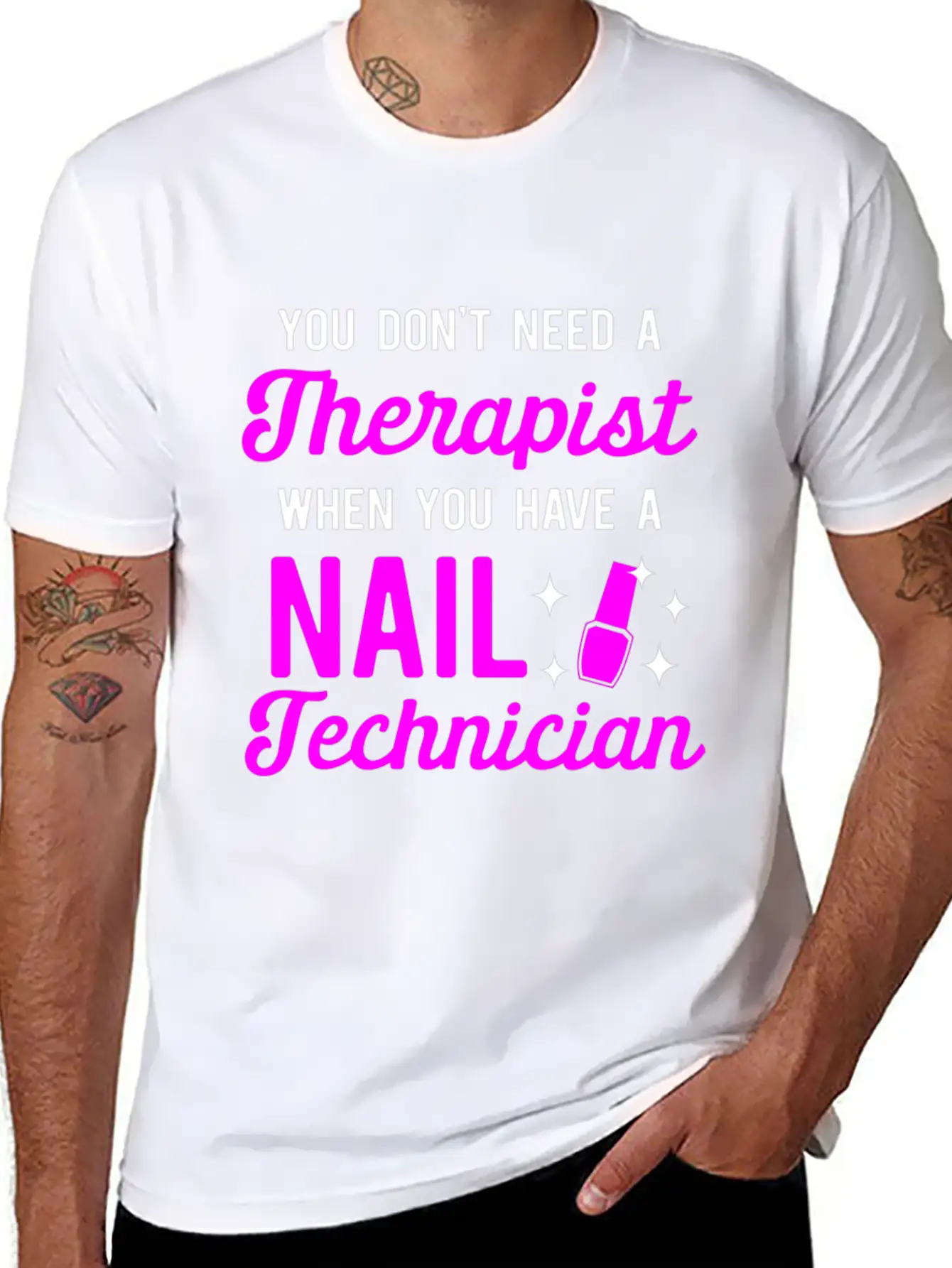 You Don'T Need A Therapist When You Have A Nail Classic Cotton Tee – Unisex Comfort For Any Season