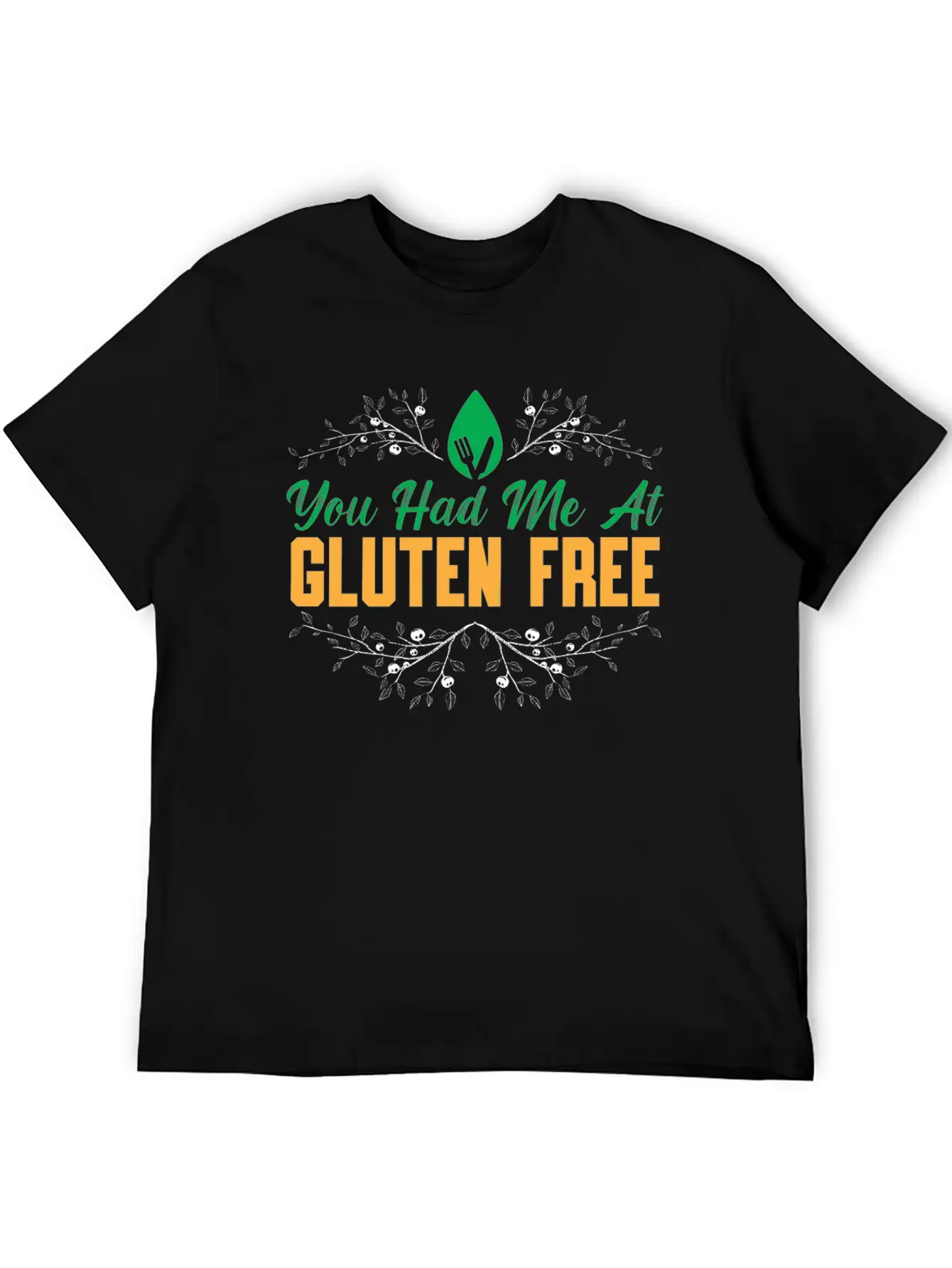 You Had Me At Gluten Free Celiac Disease Awareness Unisex Short Sleeve Soft Cotton T-Shirt – Casual Everyday Wear