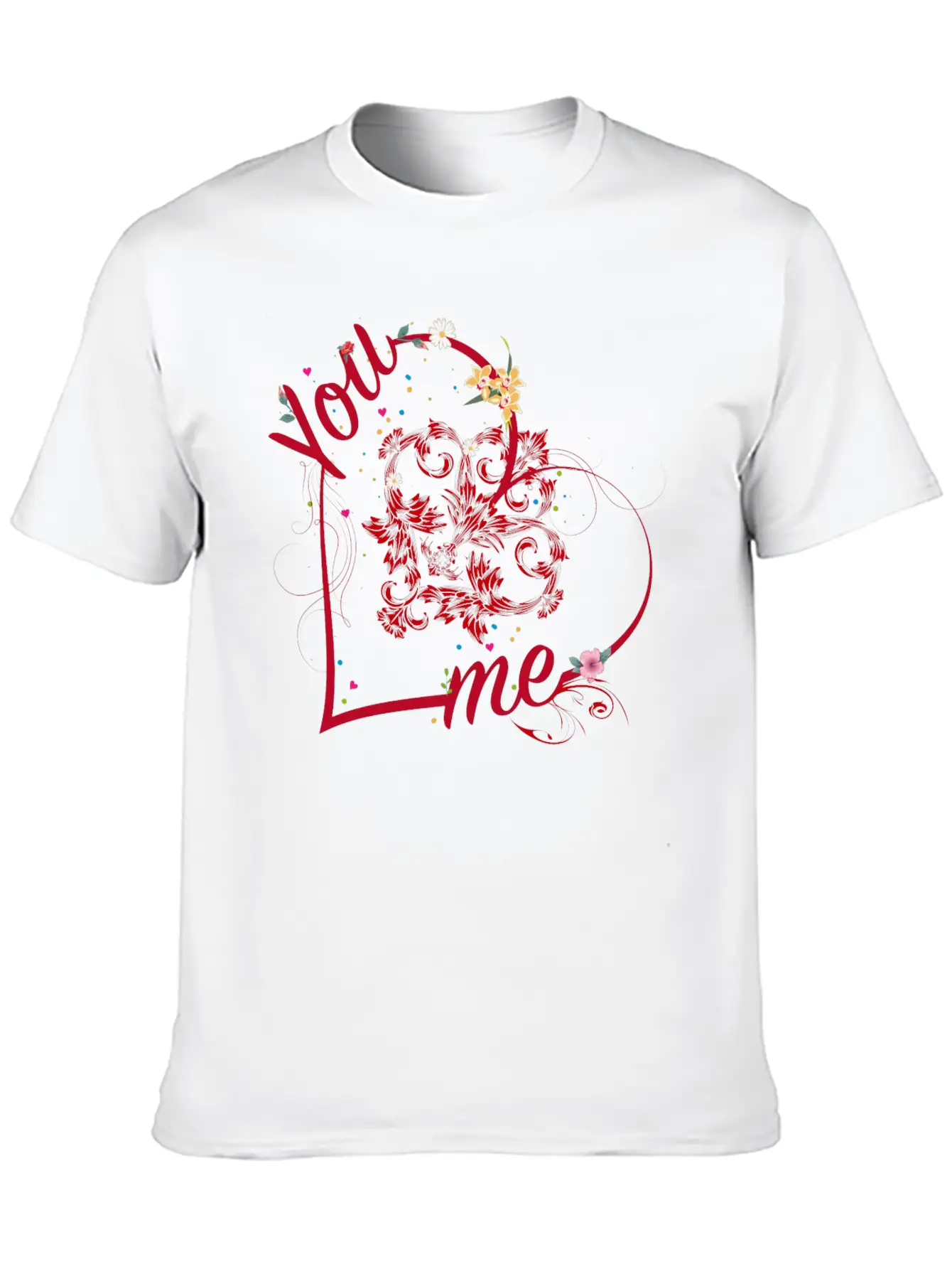 You & I Connected By The Tender Bond Of Love Classic Fit Graphic Tee For Daily Comfort – Unisex Cotton Shirt