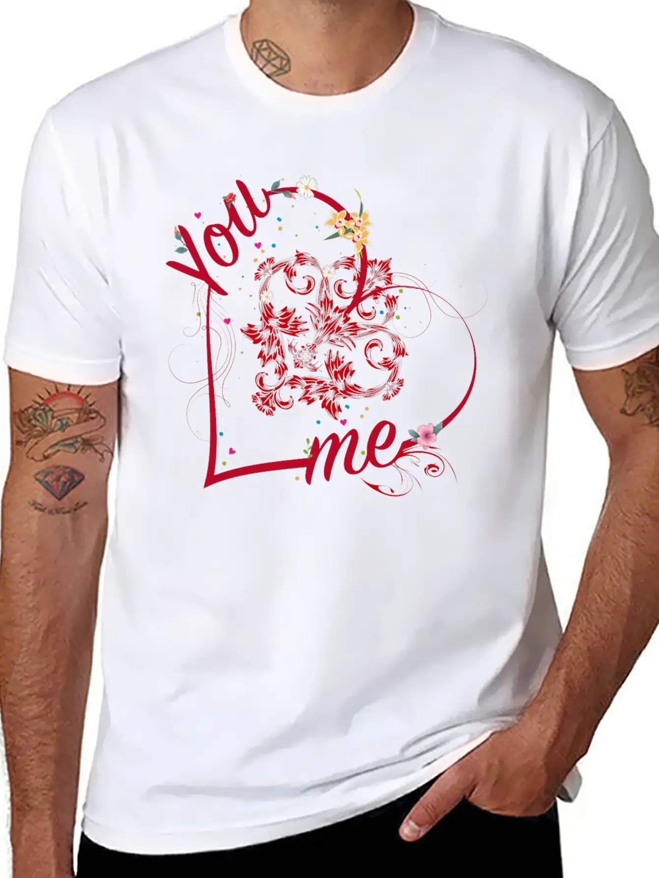 You & I Connected By The Tender Bond Of Love Classic Fit Graphic Tee For Daily Comfort – Unisex Cotton Shirt