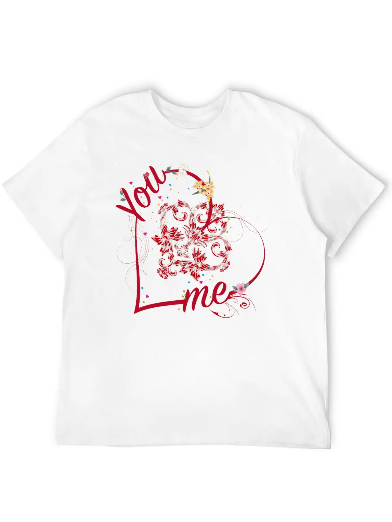 You & I Connected By The Tender Bond Of Love Classic Fit Graphic Tee For Daily Comfort – Unisex Cotton Shirt