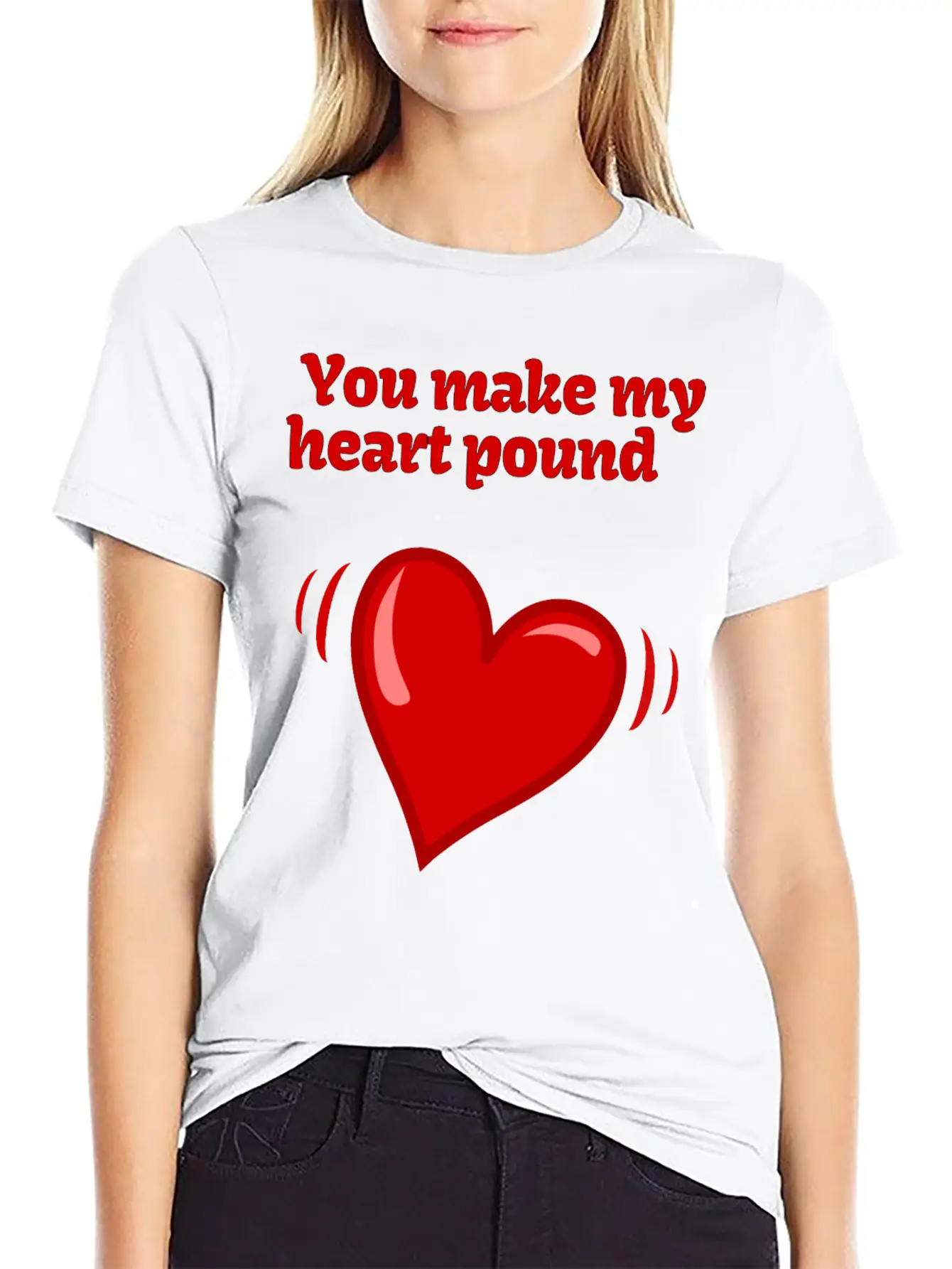 You Make My Heart Pound Soft Cotton Short Sleeve Tee – Unisex Wardrobe Staple