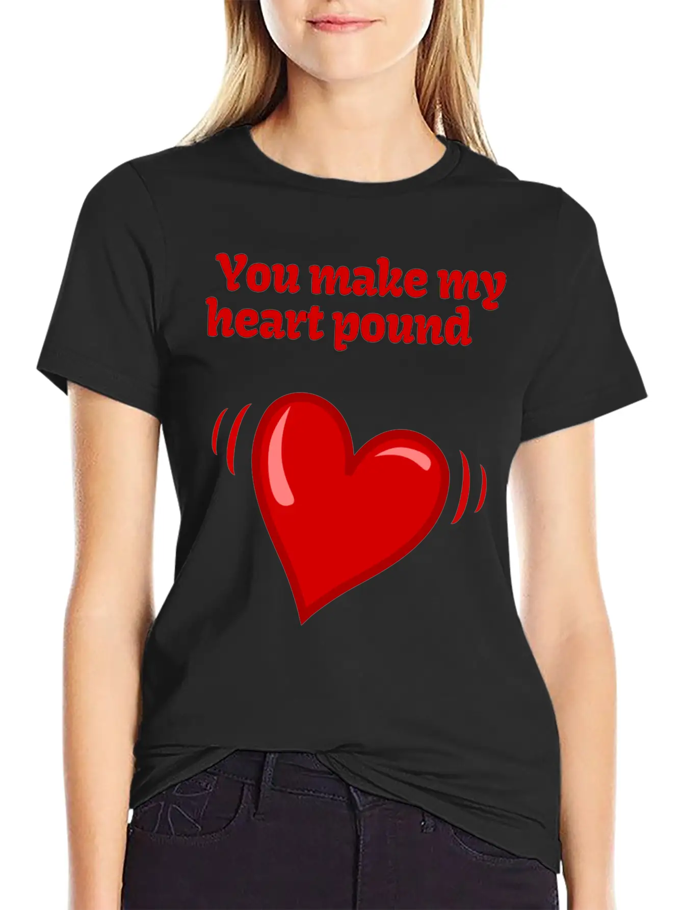 You Make My Heart Pound Soft Cotton Short Sleeve Tee – Unisex Wardrobe Staple