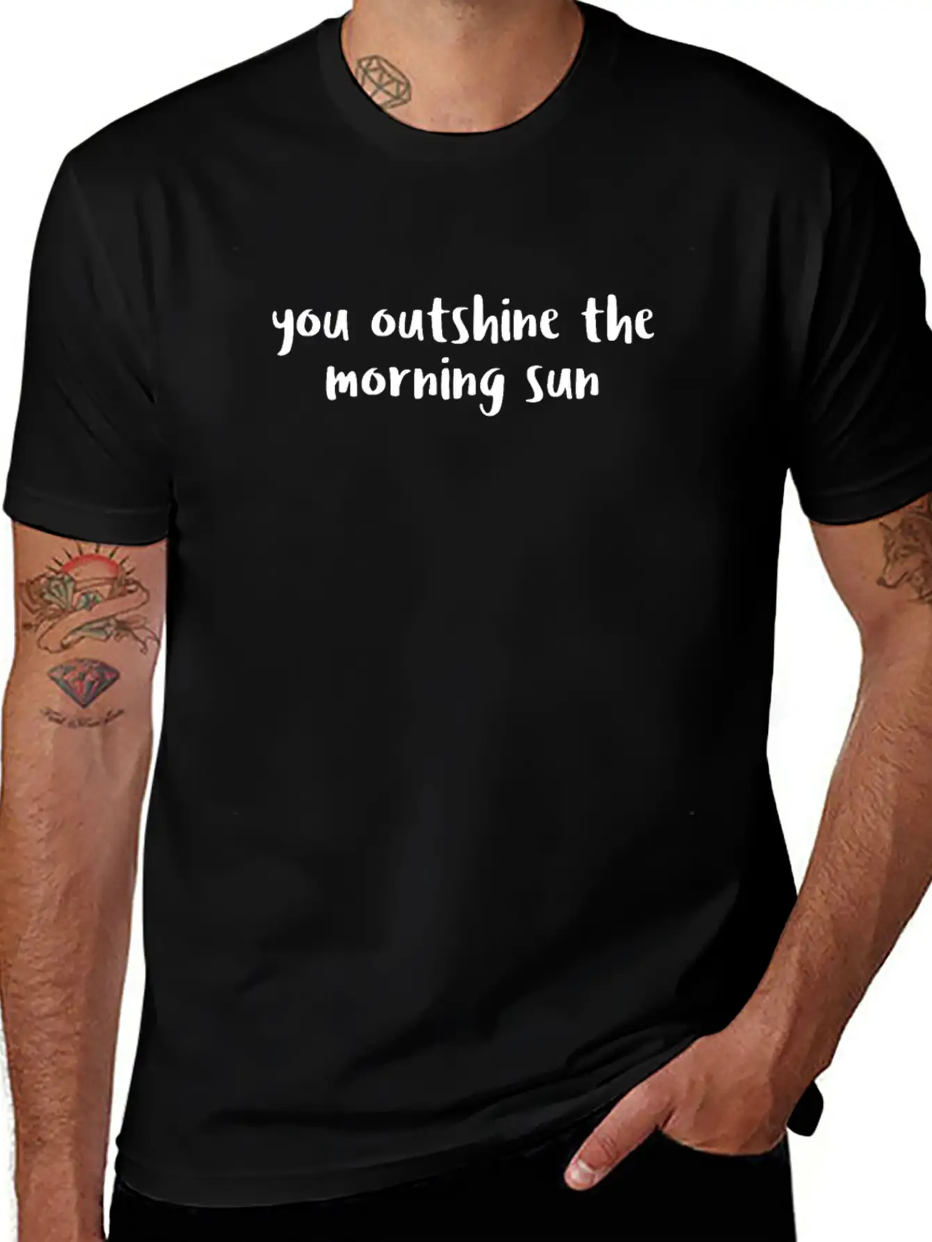 You Outshine The Morning Sun Soft Cotton Short Sleeve Tee – Unisex Wardrobe Staple