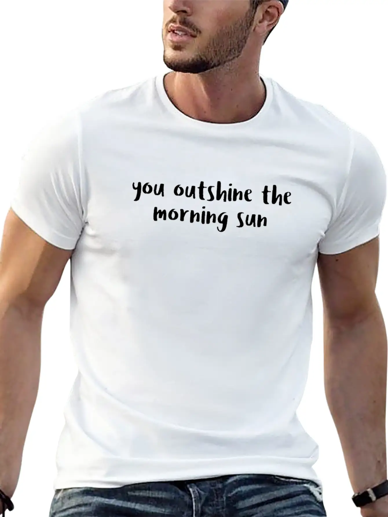 You Outshine The Morning Sun Soft Cotton Short Sleeve Tee – Unisex Wardrobe Staple