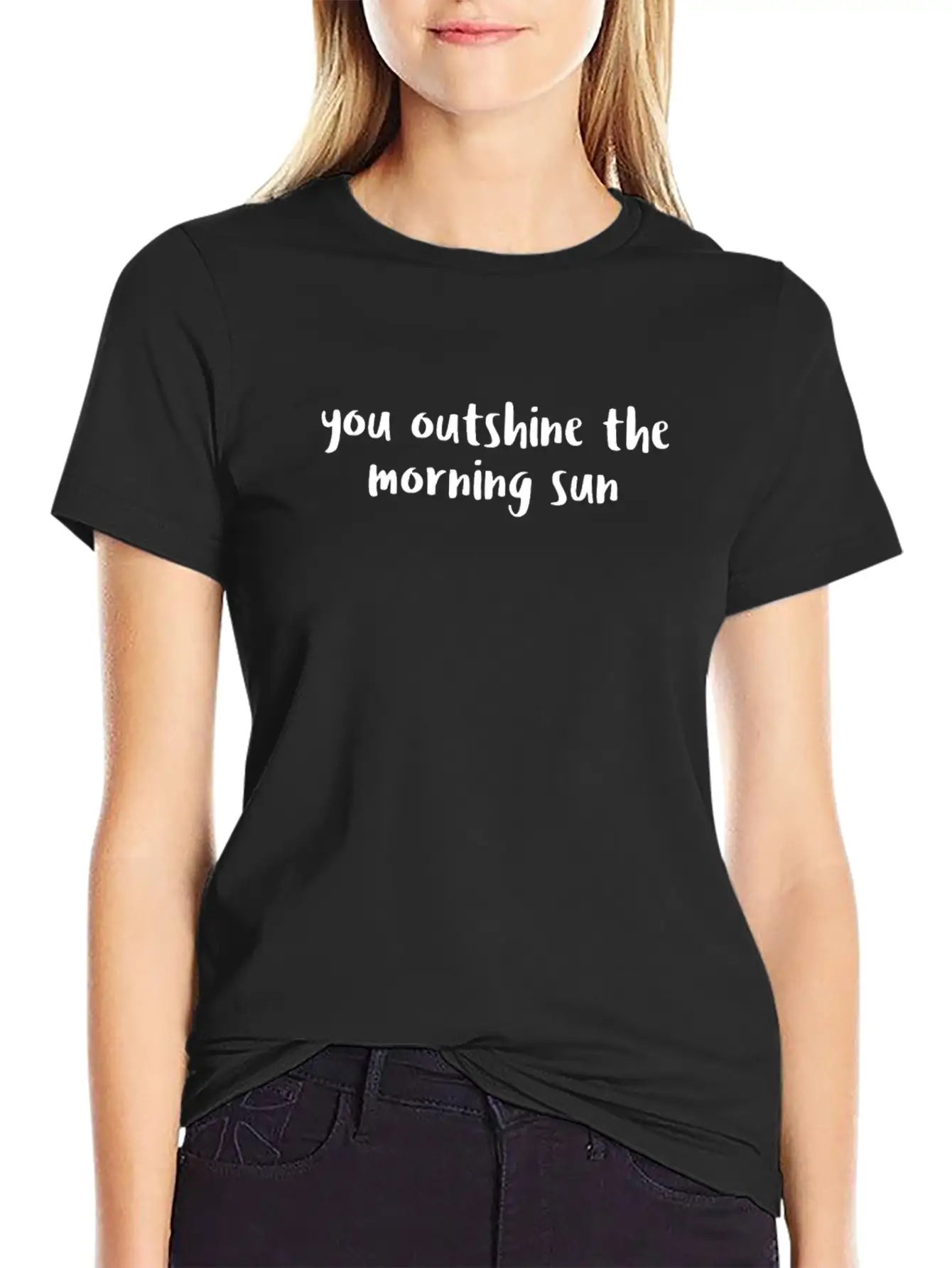 You Outshine The Morning Sun Soft Cotton Short Sleeve Tee – Unisex Wardrobe Staple