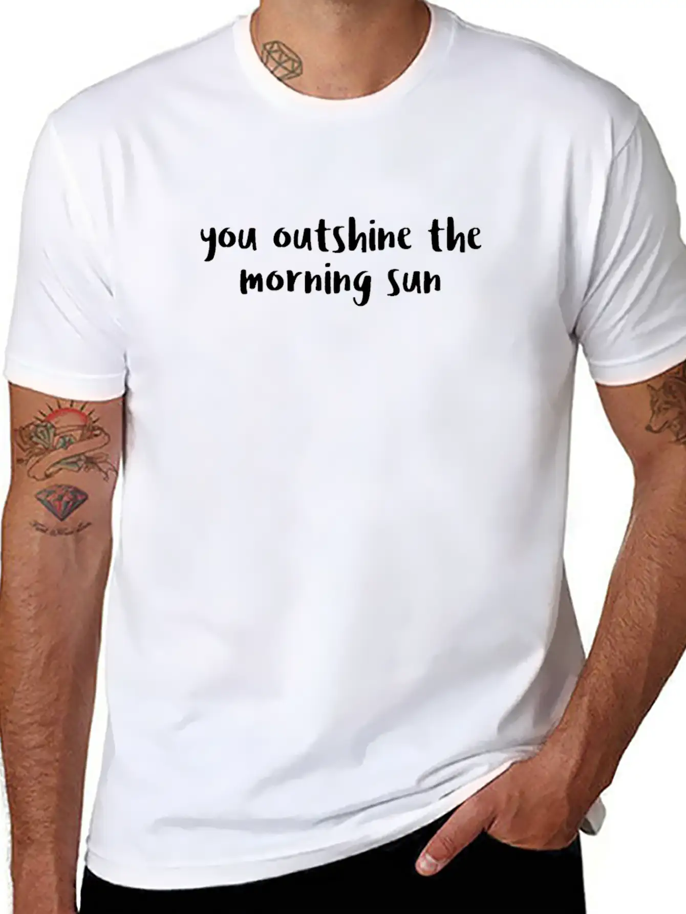 You Outshine The Morning Sun Soft Cotton Short Sleeve Tee – Unisex Wardrobe Staple