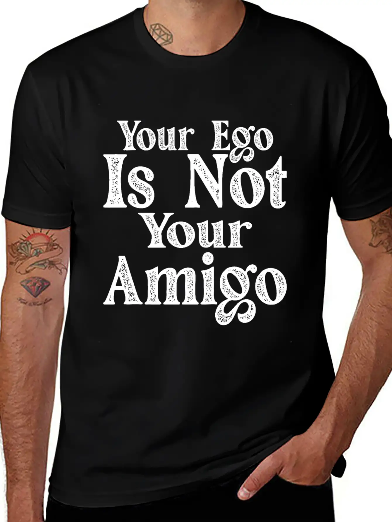 Your Ego Is Not Your Amigo 17 Essential Unisex Summer Tee – Soft Cotton Casual Fit