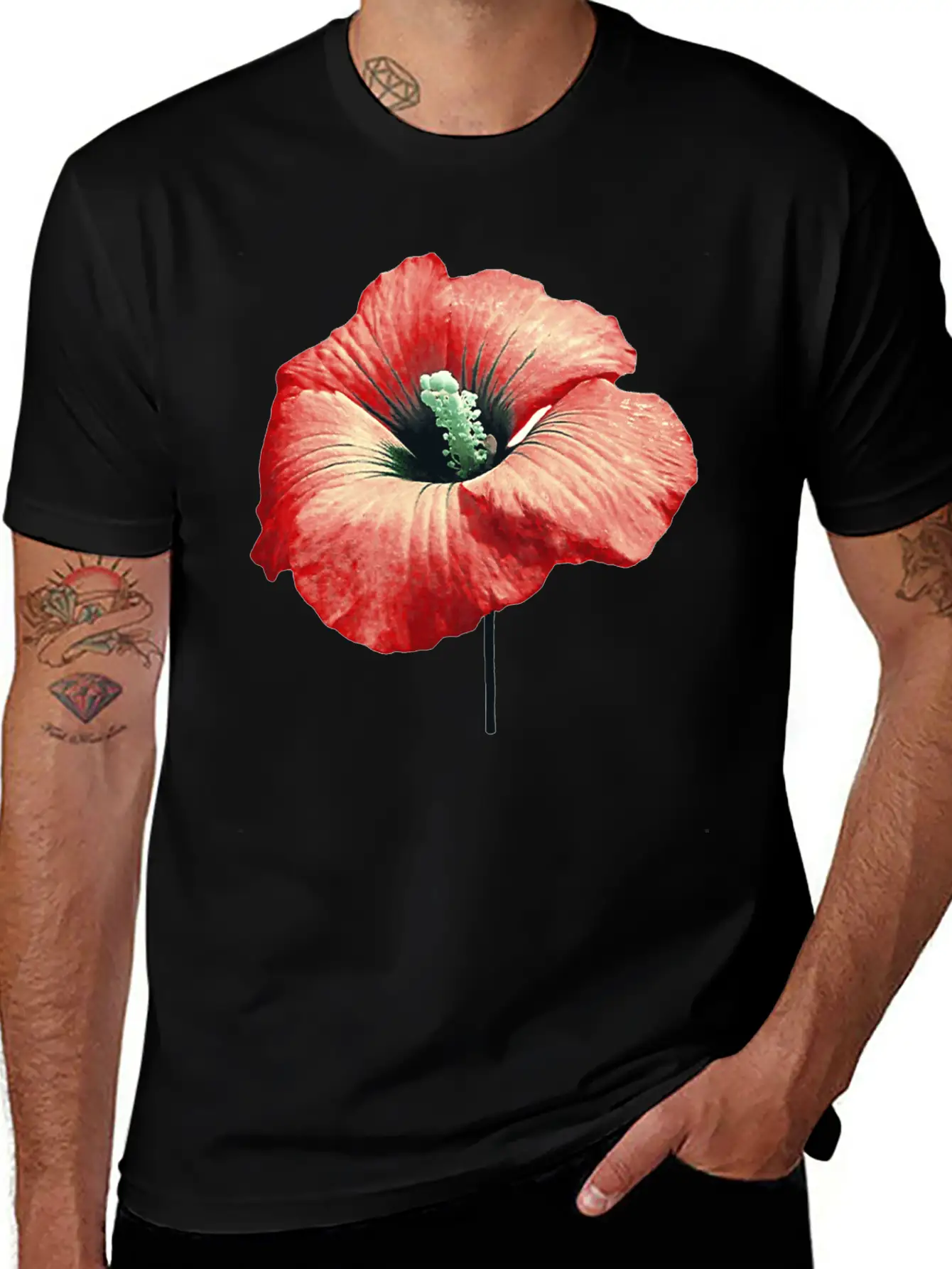 Your Red Flower Perfu Soft Cotton Short Sleeve Tee – Unisex Wardrobe Staple