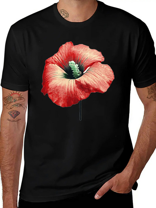 Your Red Flower Perfu Soft Cotton Short Sleeve Tee – Unisex Wardrobe Staple