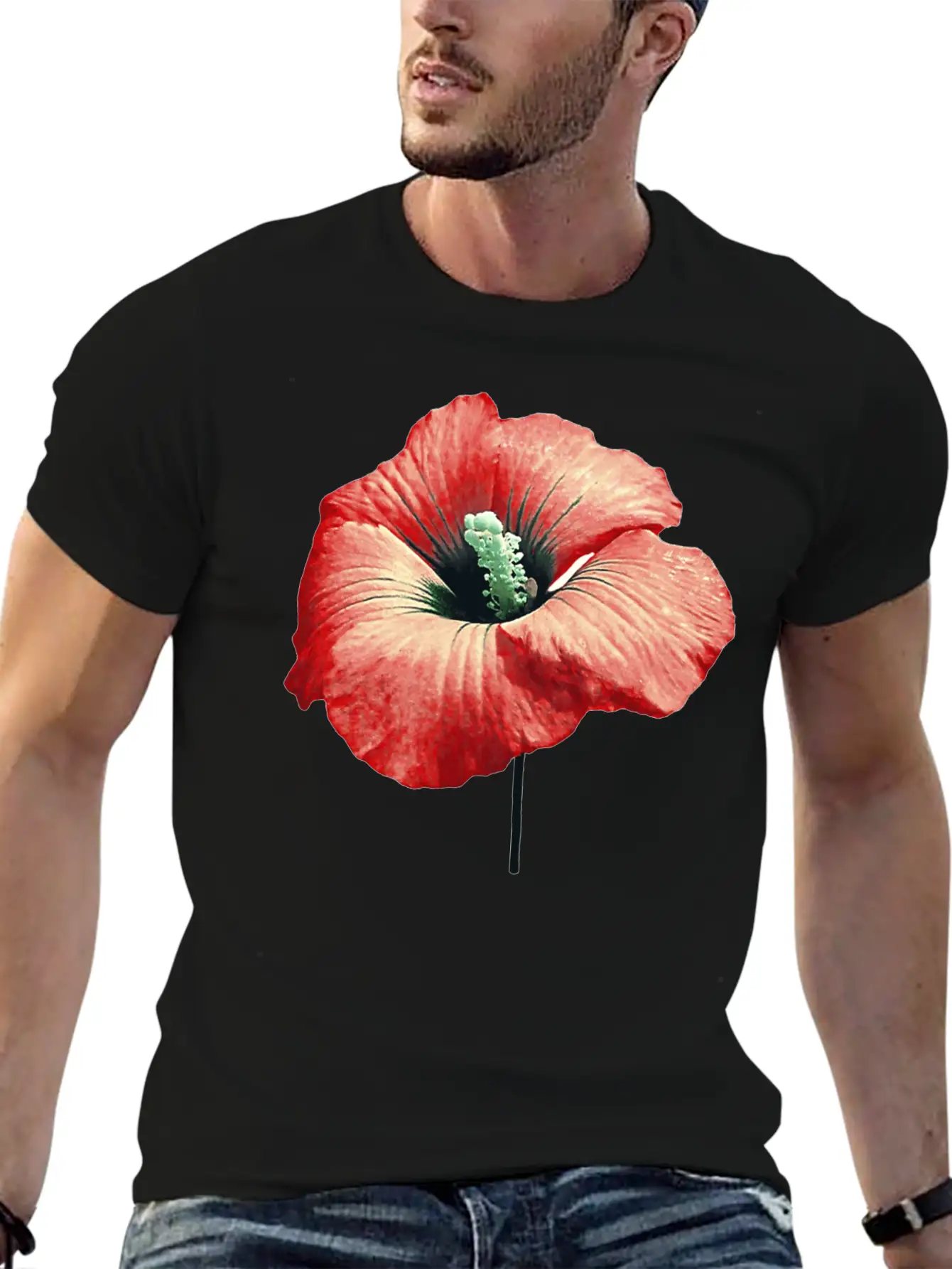 Your Red Flower Perfu Soft Cotton Short Sleeve Tee – Unisex Wardrobe Staple