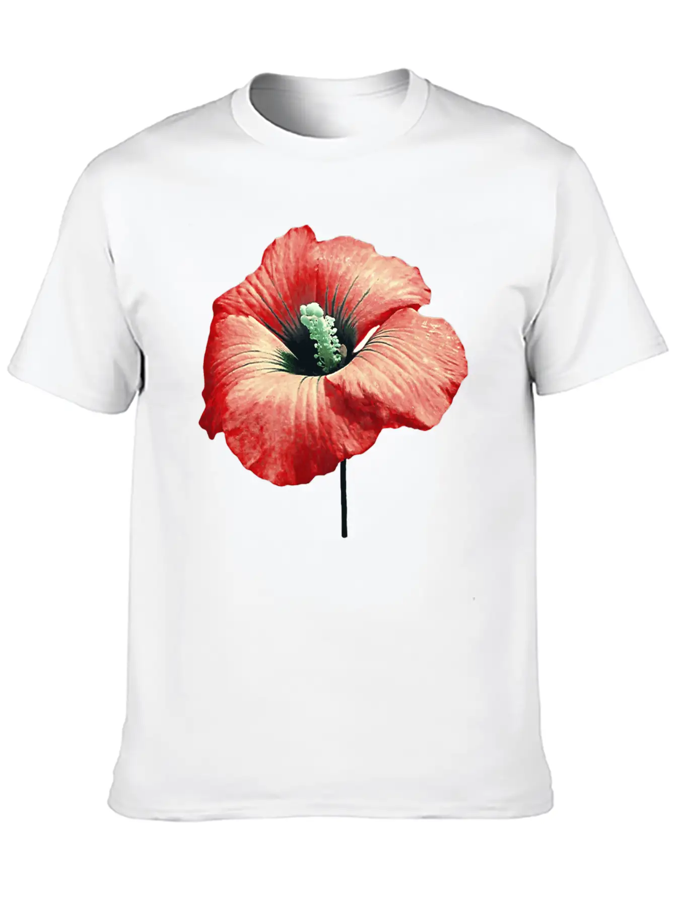Your Red Flower Perfu Soft Cotton Short Sleeve Tee – Unisex Wardrobe Staple