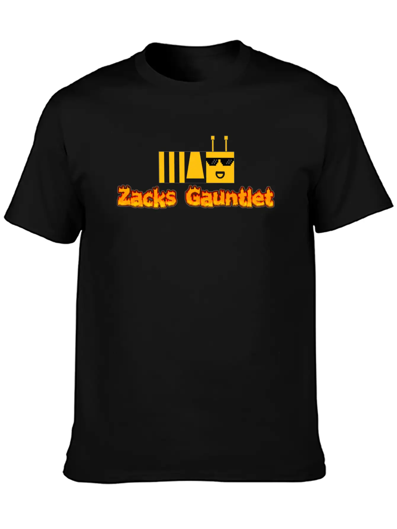 Zacks Gauntlet Bee Flame Edition Unisex Cotton Tee – Relaxed Fit For Any Occasion