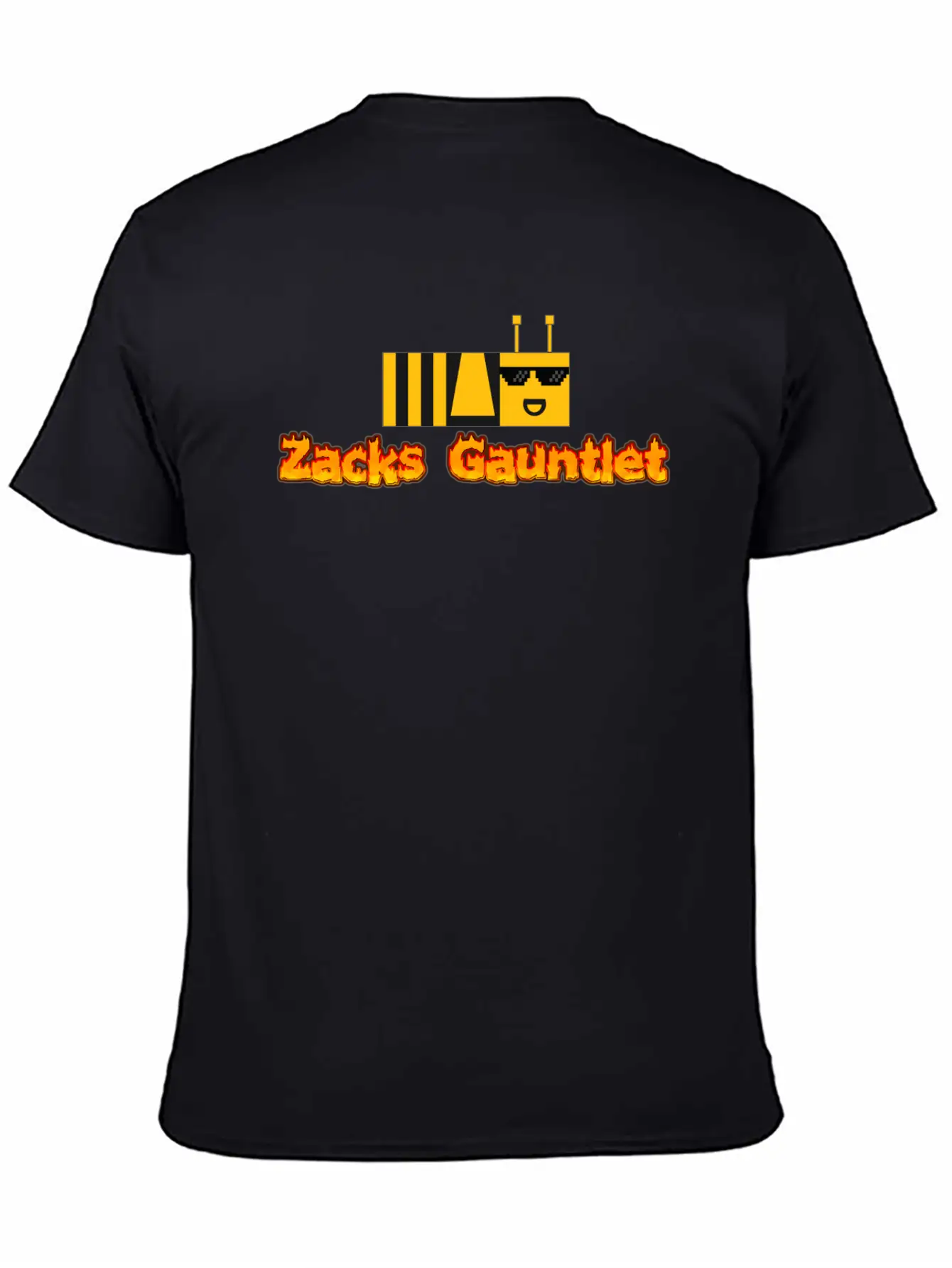 Zacks Gauntlet Bee Flame Edition Unisex Cotton Tee – Relaxed Fit For Any Occasion