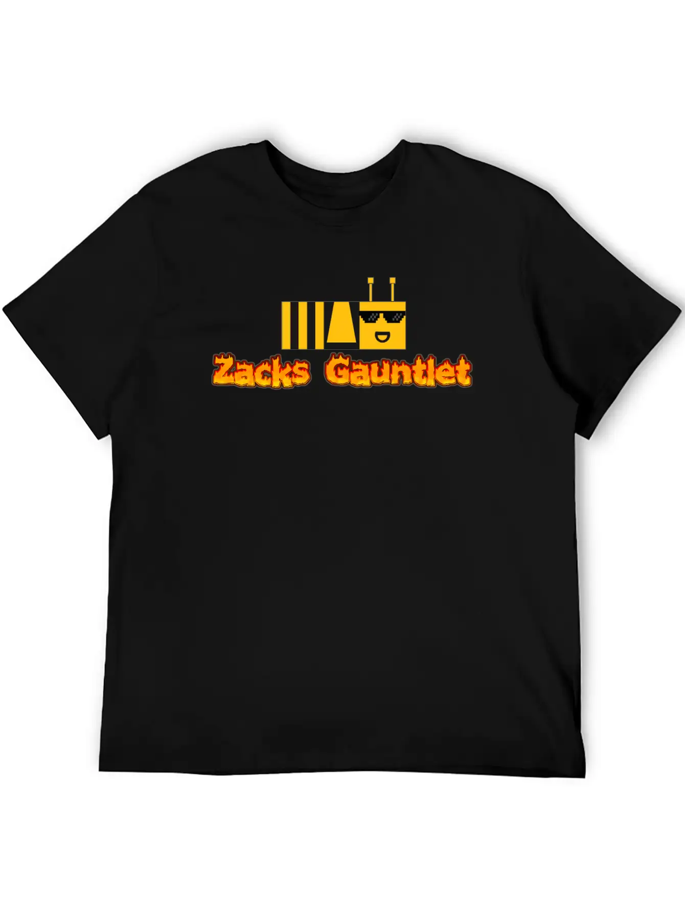 Zacks Gauntlet Bee Flame Edition Unisex Cotton Tee – Relaxed Fit For Any Occasion
