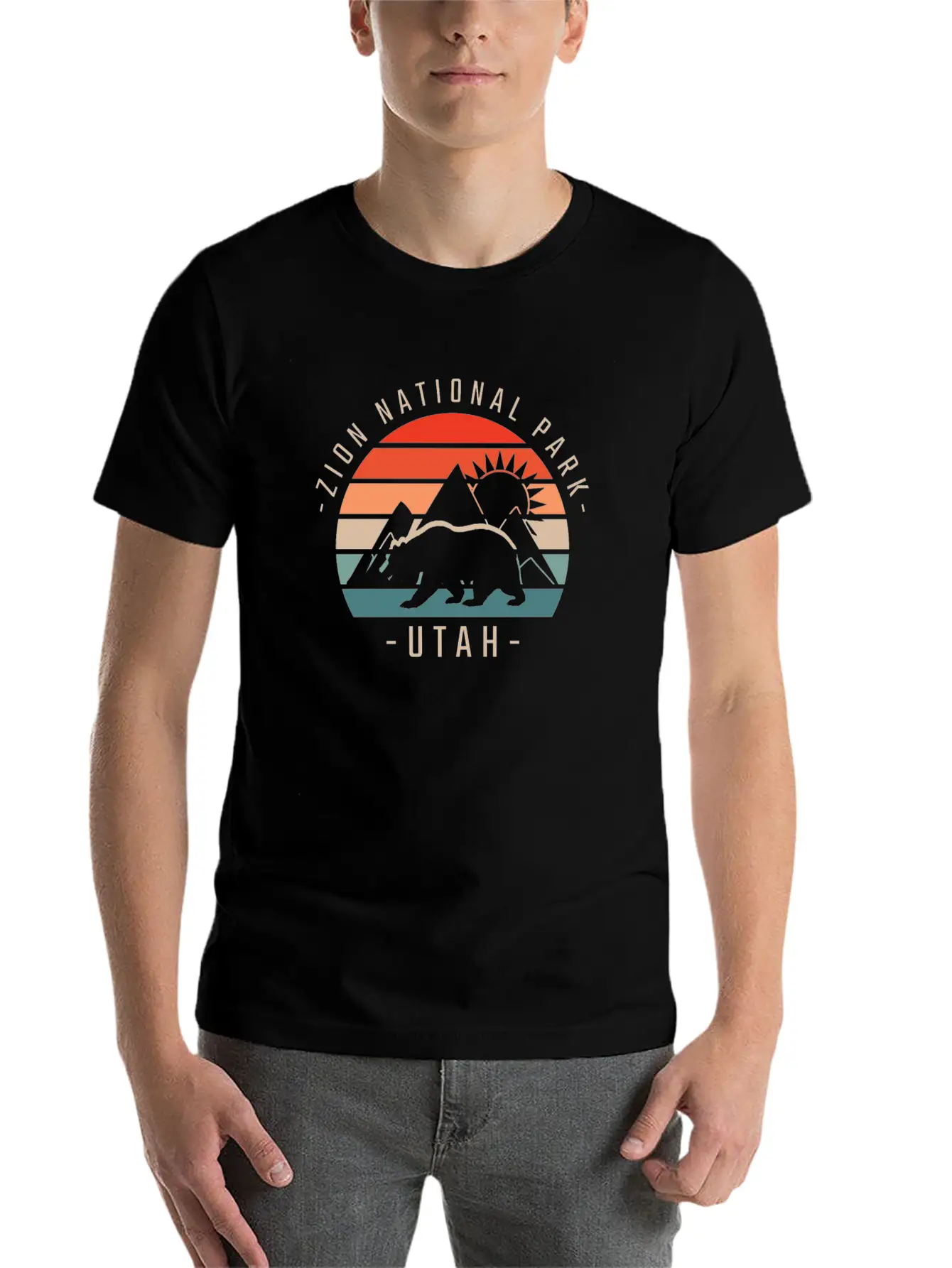 Zion National Park Vintage Soft Cotton Short Sleeve Tee – Unisex Wardrobe Staple