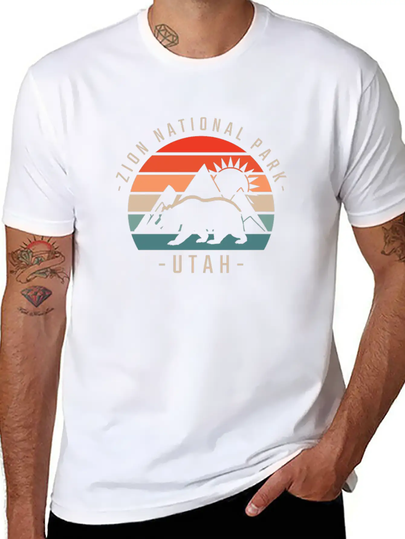 Zion National Park Vintage Soft Cotton Short Sleeve Tee – Unisex Wardrobe Staple