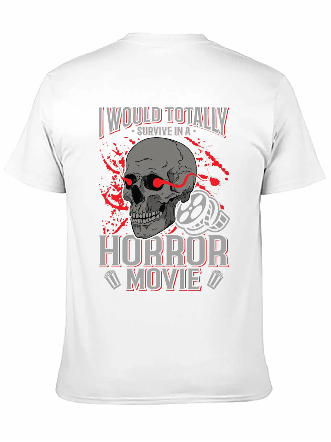 Zombie Horror Film Outfit Film Festival Halloween Casual Graphic T-Shirt – Simple And Comfortable Daily Wear
