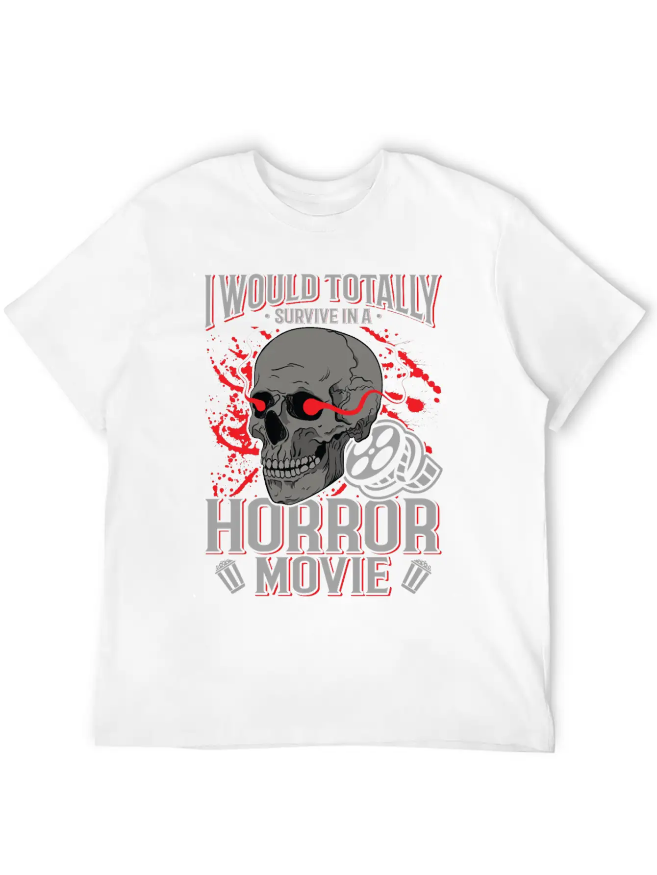 Zombie Horror Film Outfit Film Festival Halloween Casual Graphic T-Shirt – Simple And Comfortable Daily Wear