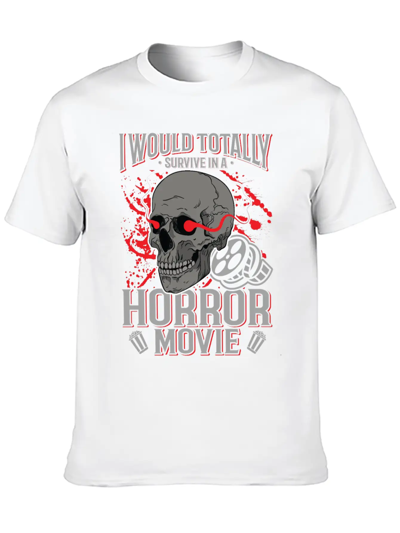 Zombie Horror Film Outfit Film Festival Halloween Casual Graphic T-Shirt – Simple And Comfortable Daily Wear