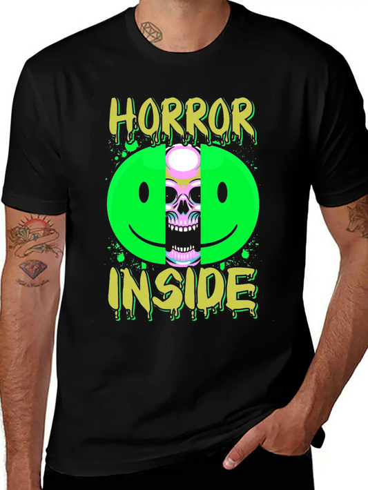 Zombie Horror Film Outfit Film Festival Halloween Lightweight Cotton T-Shirt – Daily Comfort Graphic Shirt
